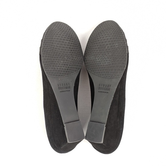 Stuart Weitzman Choked-up Suede Wedge Pump 6.5 - Picture 7 of 8